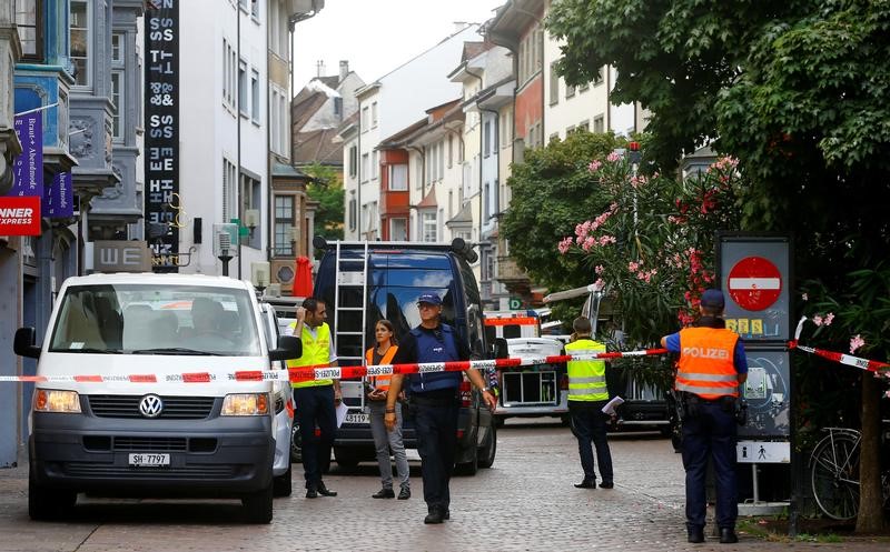 Swiss police officers