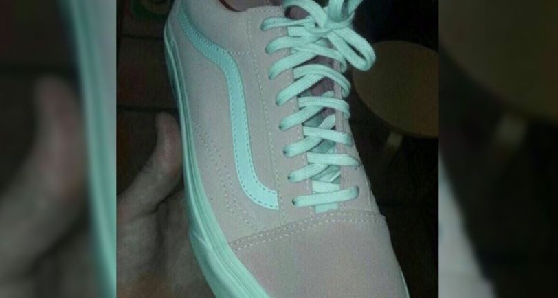 Color Confusion: Is This Shoe White and Pink — or Blue and Grey?