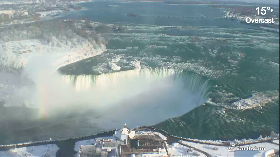 can we visit niagara falls in january