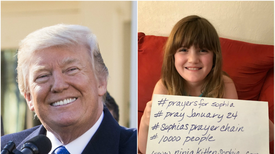 Girl Trump and the World Prayed For Makes Amazing Recovery