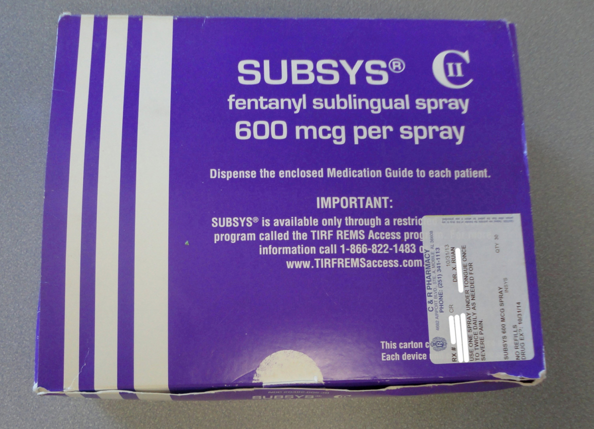 Fentanyl-based drug Subsys