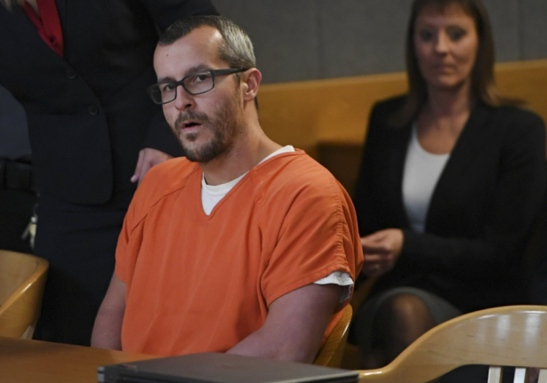 Chris Watts in court for his sentencing hearing
