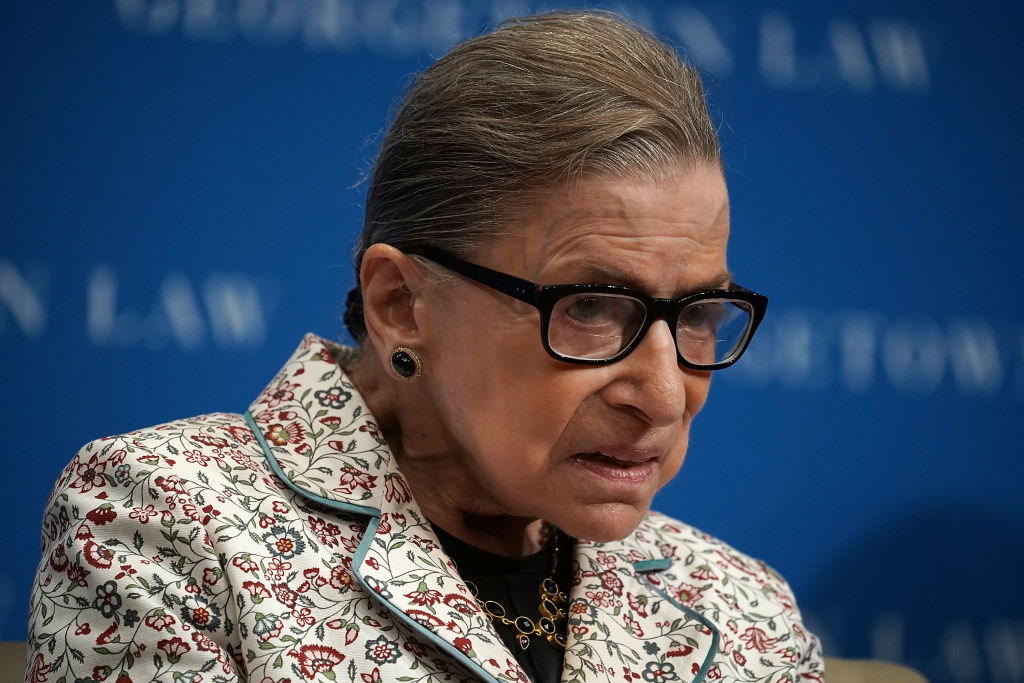 Supreme Court Justice Ruth Bader Ginsburg Gives Lecture At The Georgetown University Law Center