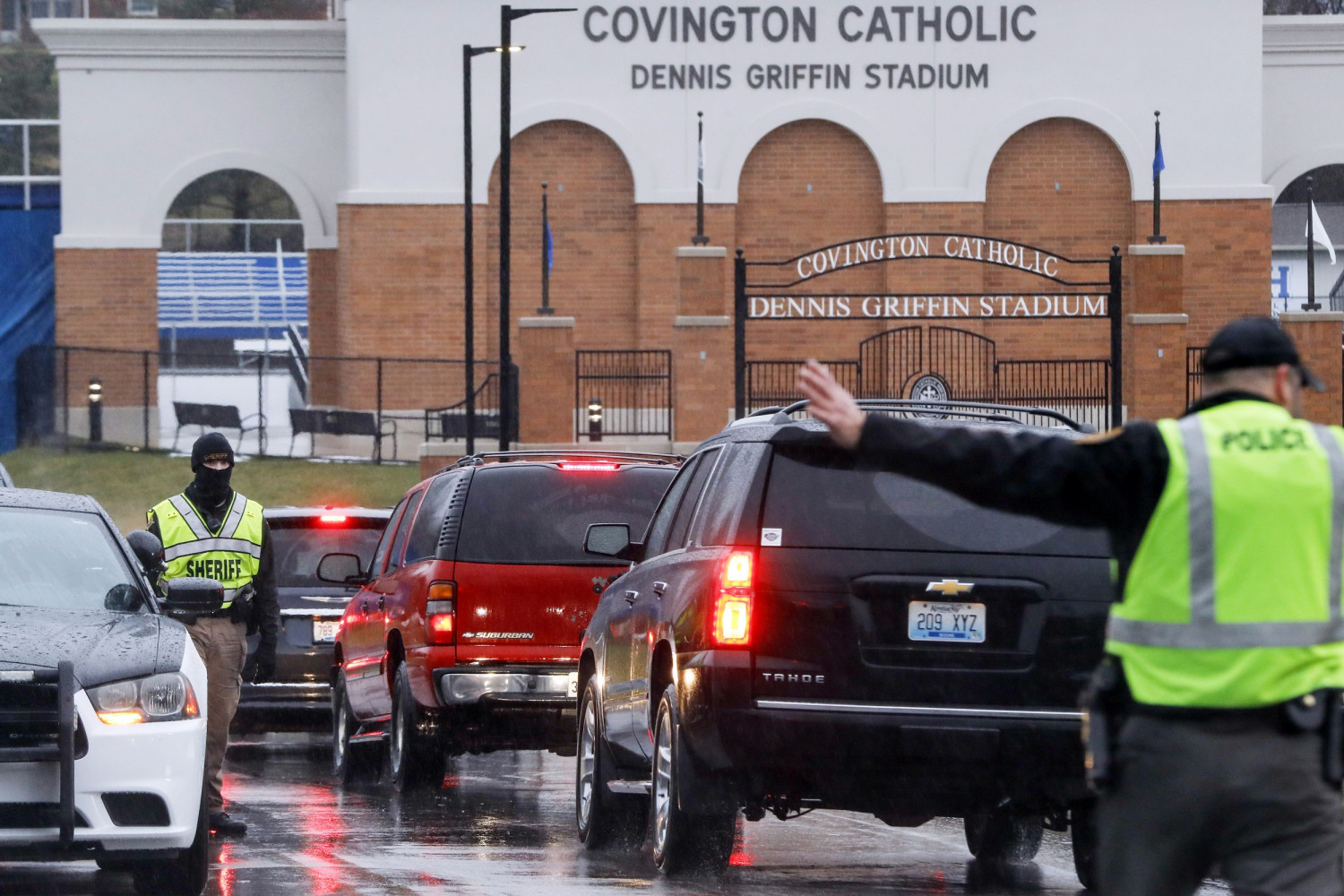 police at covington catholic school
