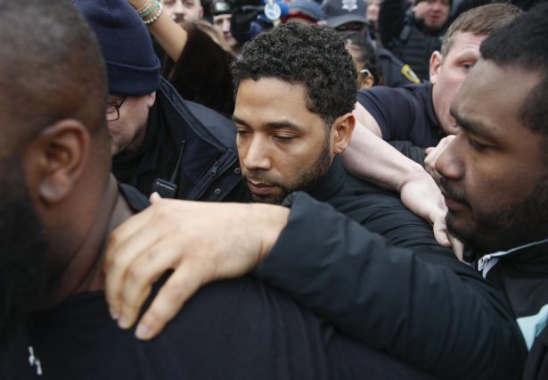Jussie Smollett leaves jail