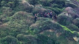 Firefighters Rescue Man off Cliff in San Francisco