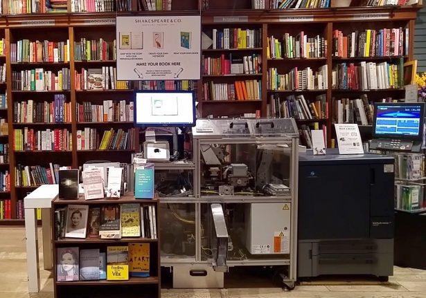 The Espresso Book Machine in the Shakespeare & Co. bookstore at Lexington Avenue, on March 6, 2019.