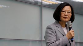 Taiwan President Says Chinese Drills a Threat But Not Intimidated