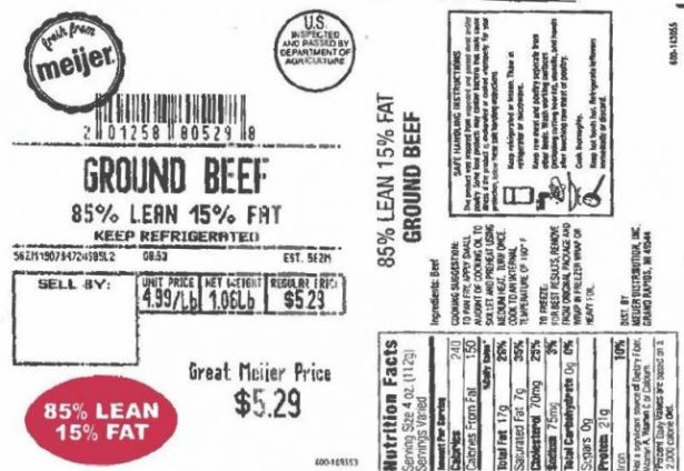 Over 40,000 Pounds of Ground Beef Recalled Due to Possible Contamination