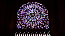 Notre-Dame’s Famed Rose Window Spared but Blaze Harms Priceless Artworks