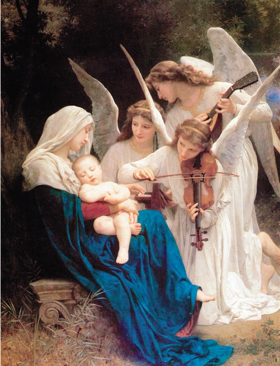 Song of the Angel (1881) by William-Adolphe Bouguereau