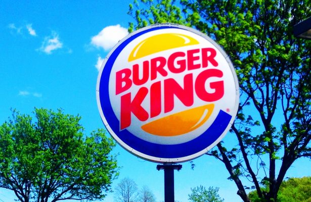 A picture of the Burger King Signage.