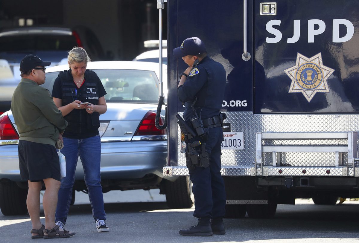 Members of the San Jose Police Department