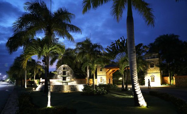 The entrance to the Excellence resort is seen where according to family members a tourist died unexpectedly on June 10th