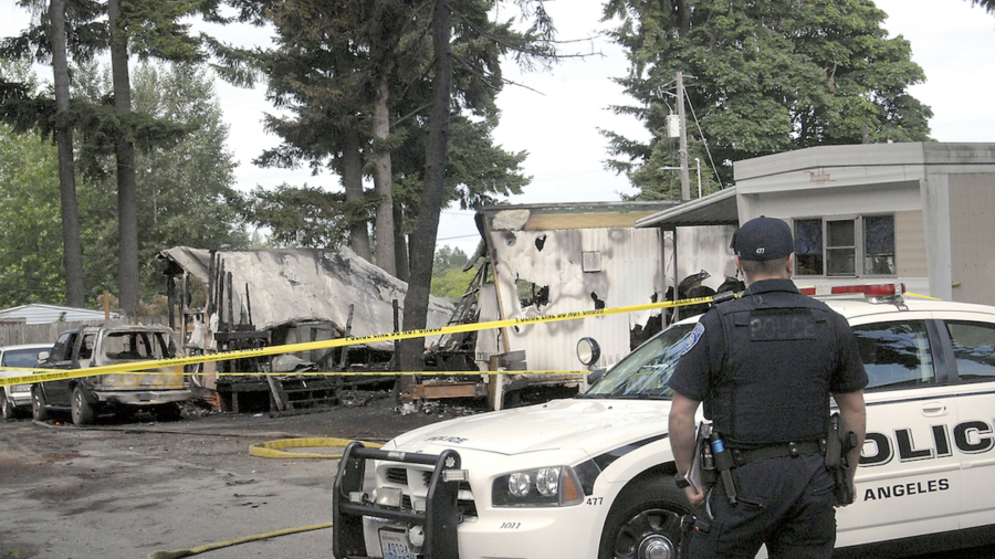 Woman, 3 Children Dead in Mobile Home Fire, Suspect Found Hours Later