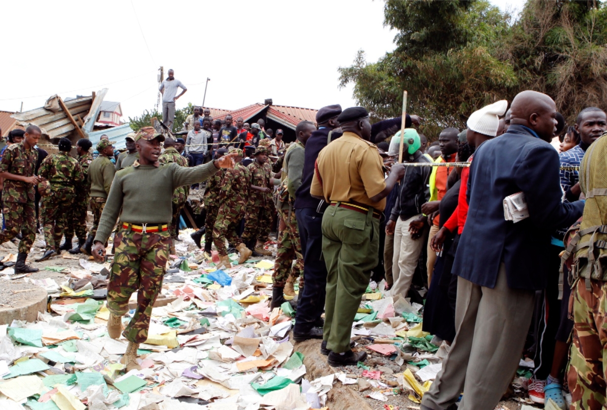 Collapsed building in Kenya 2