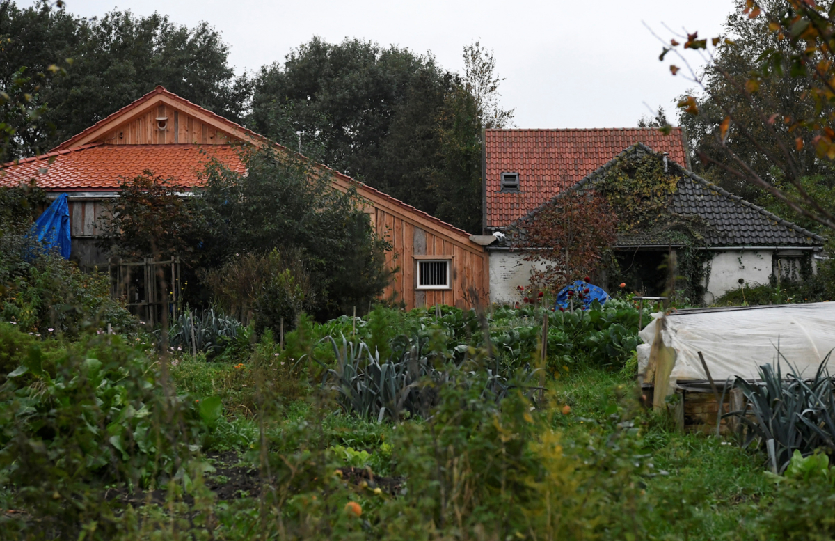 Farm-in-Netherlands-family-in-isolation