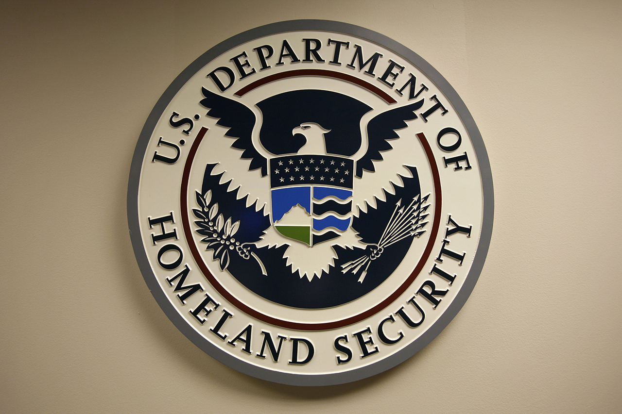 U.S. Department of Homeland Security Logo.