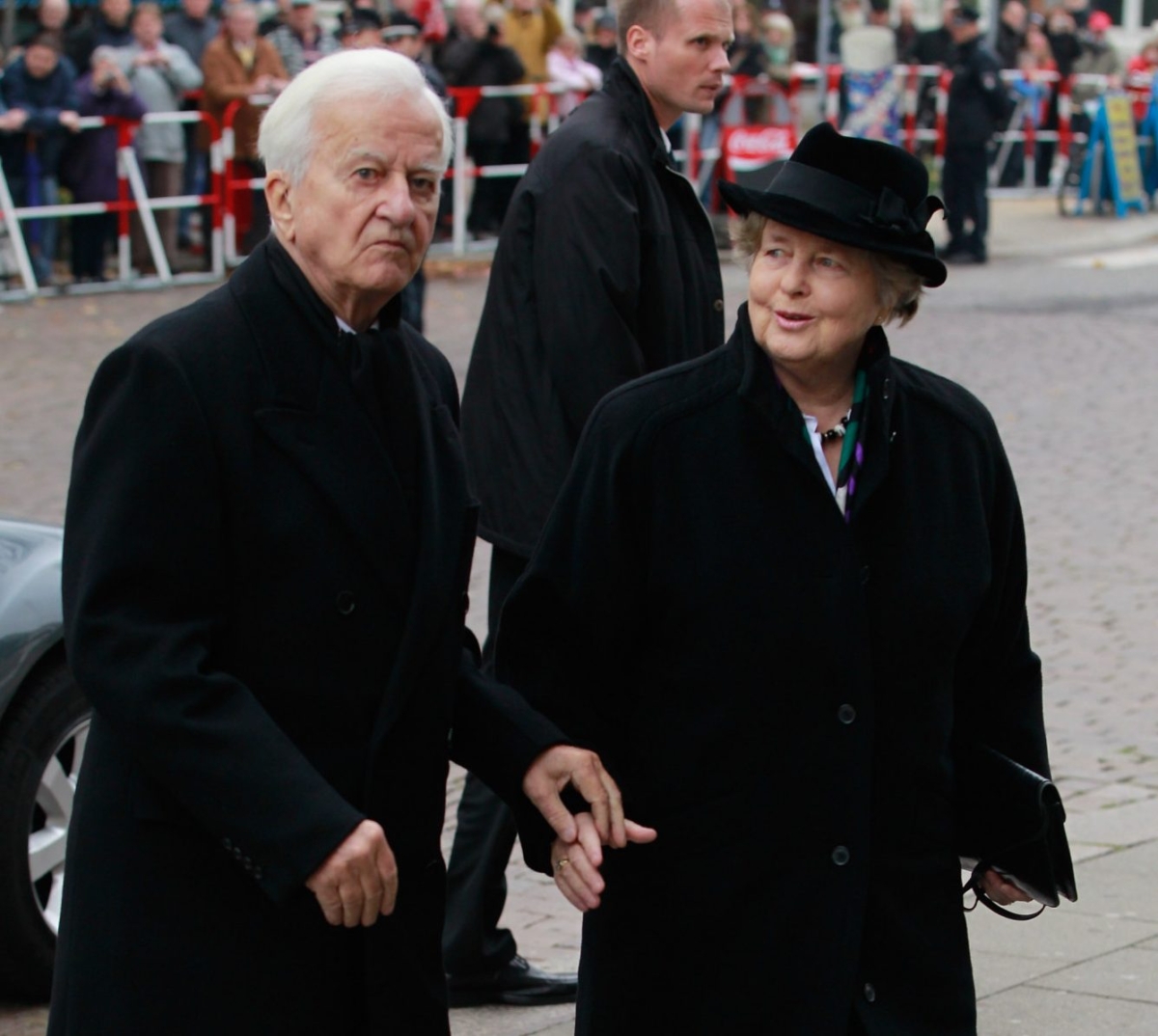 Richard von Weizsaecker and his wife Marianne