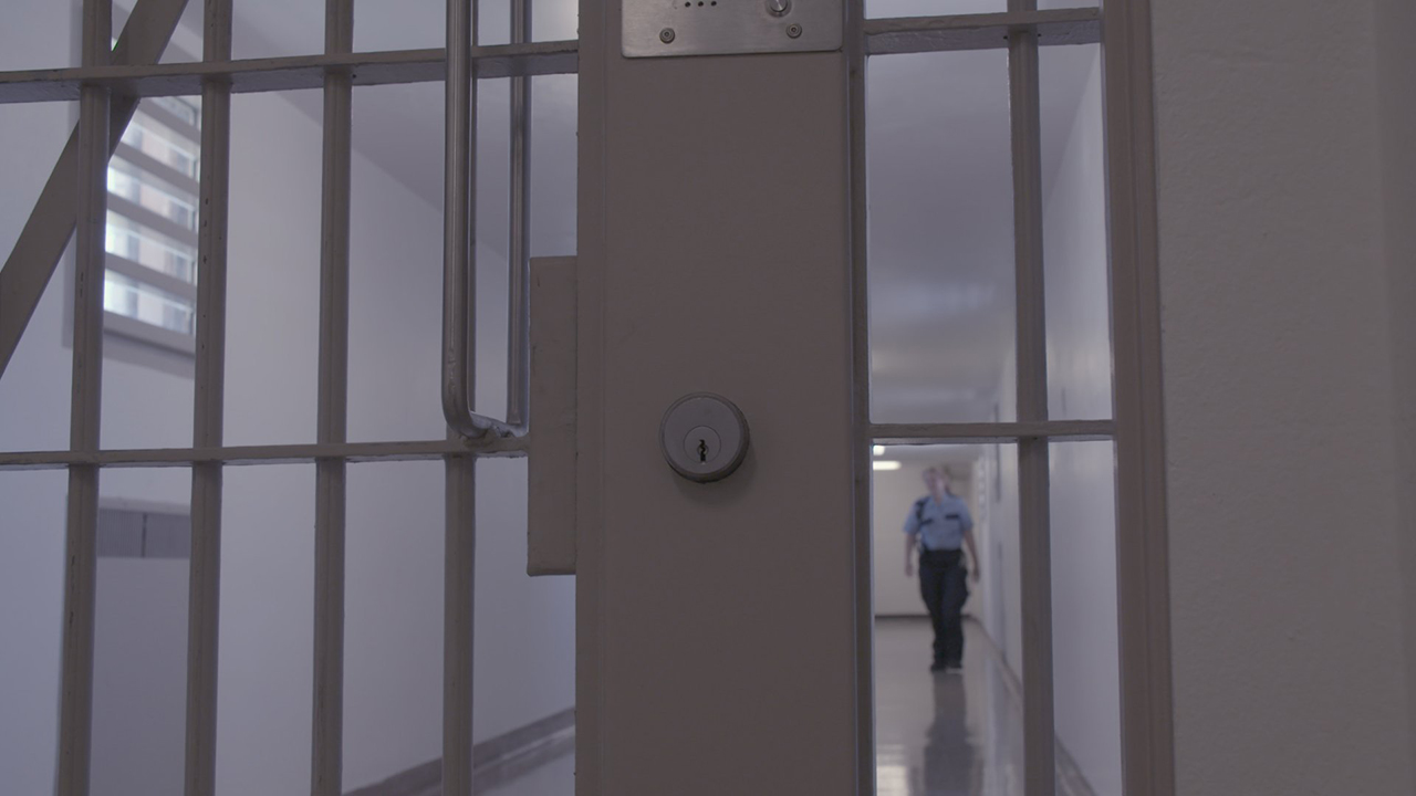 Entrance into a prison