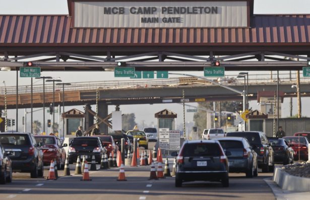 camp pendleton gate