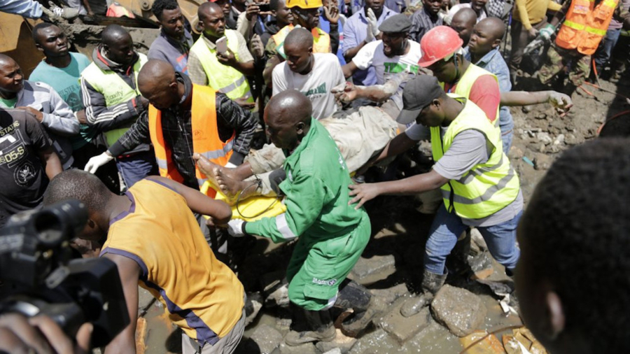 6-Story Building Collapses in Nairobi; at Least 4 Killed