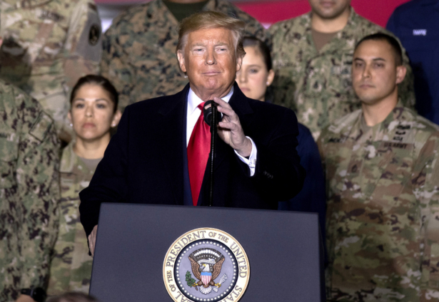 Trump speaks