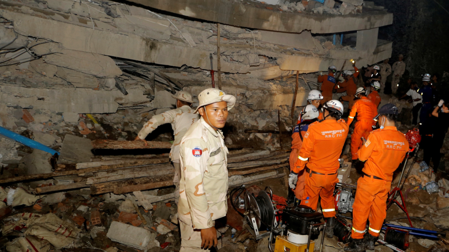 Cambodia Building Collapse Kills 36 People, Injures 23 Others