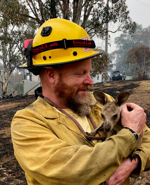 Firefighter rescues wildlife