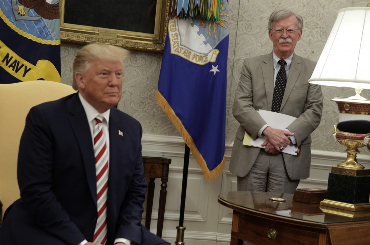 President Trump and John Bolton