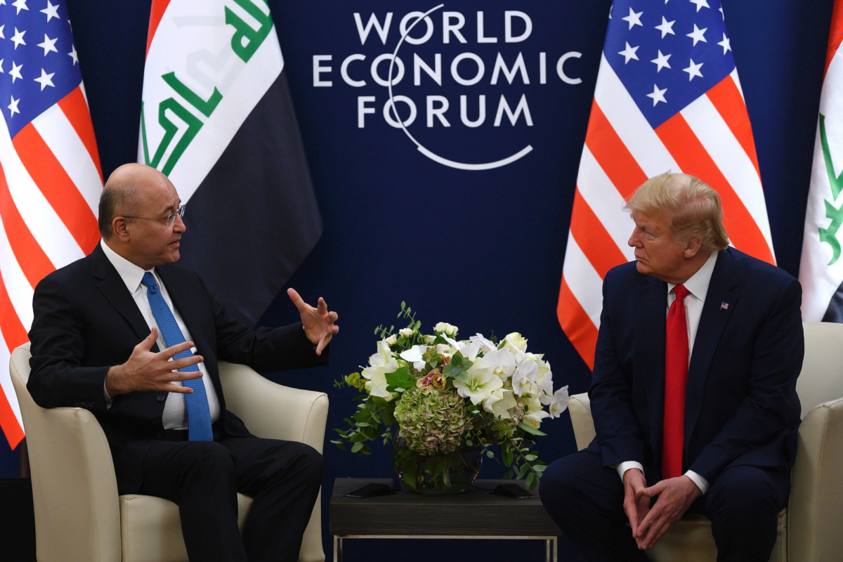 Trump speaks with Iraqi President Barham Salih