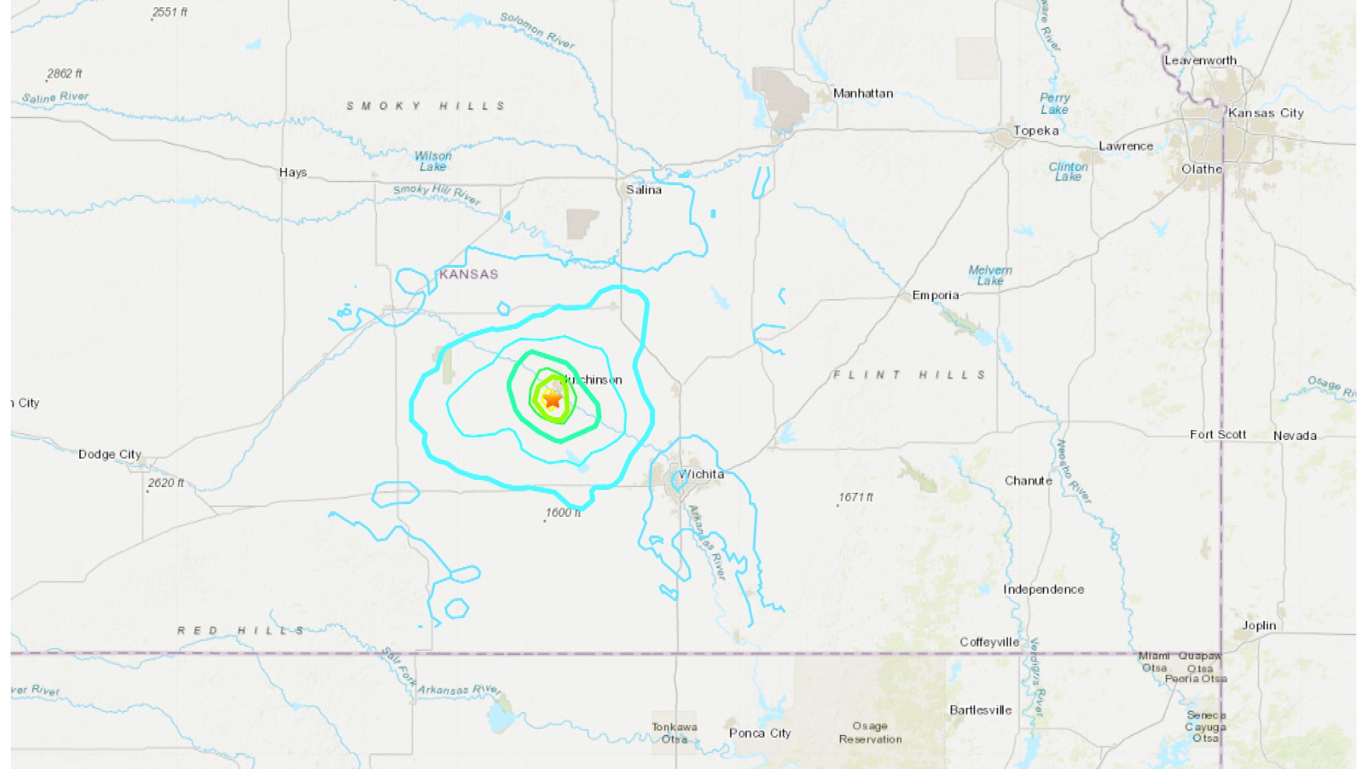 4.5 Magnitude Earthquake Shakes Southern Kansas
