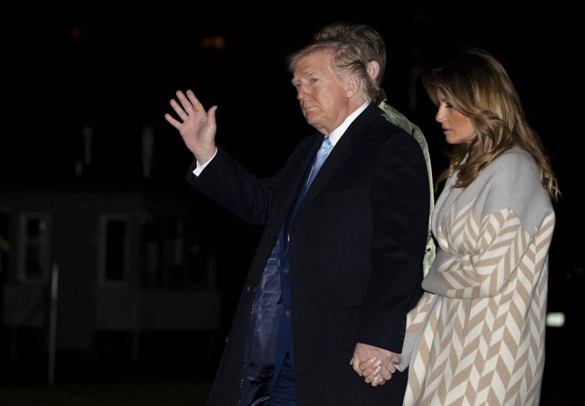 President Donald Trump and First Lady Melania Trump