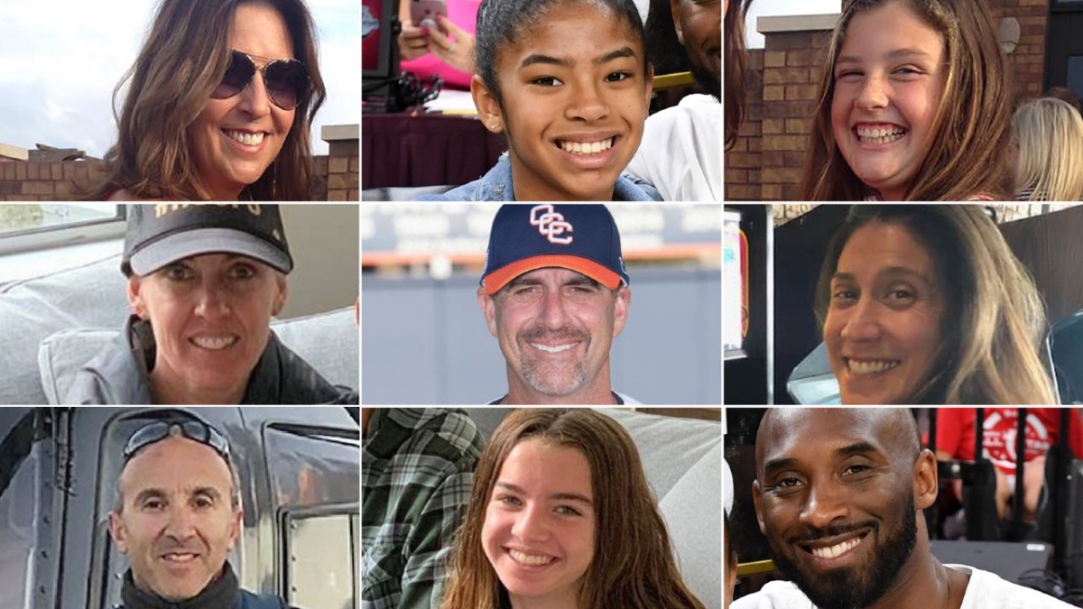 Kobe Bryant and 8 other crash victims