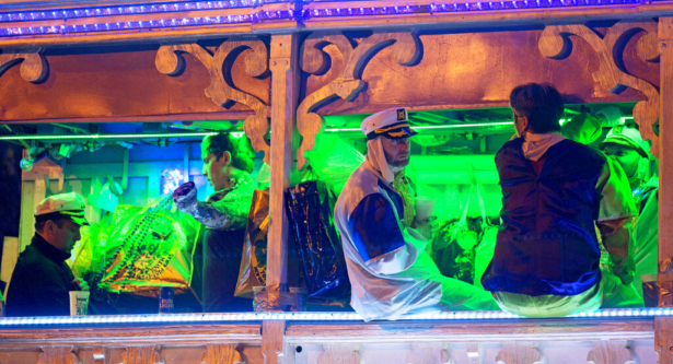 Parade participants Mardi Gras