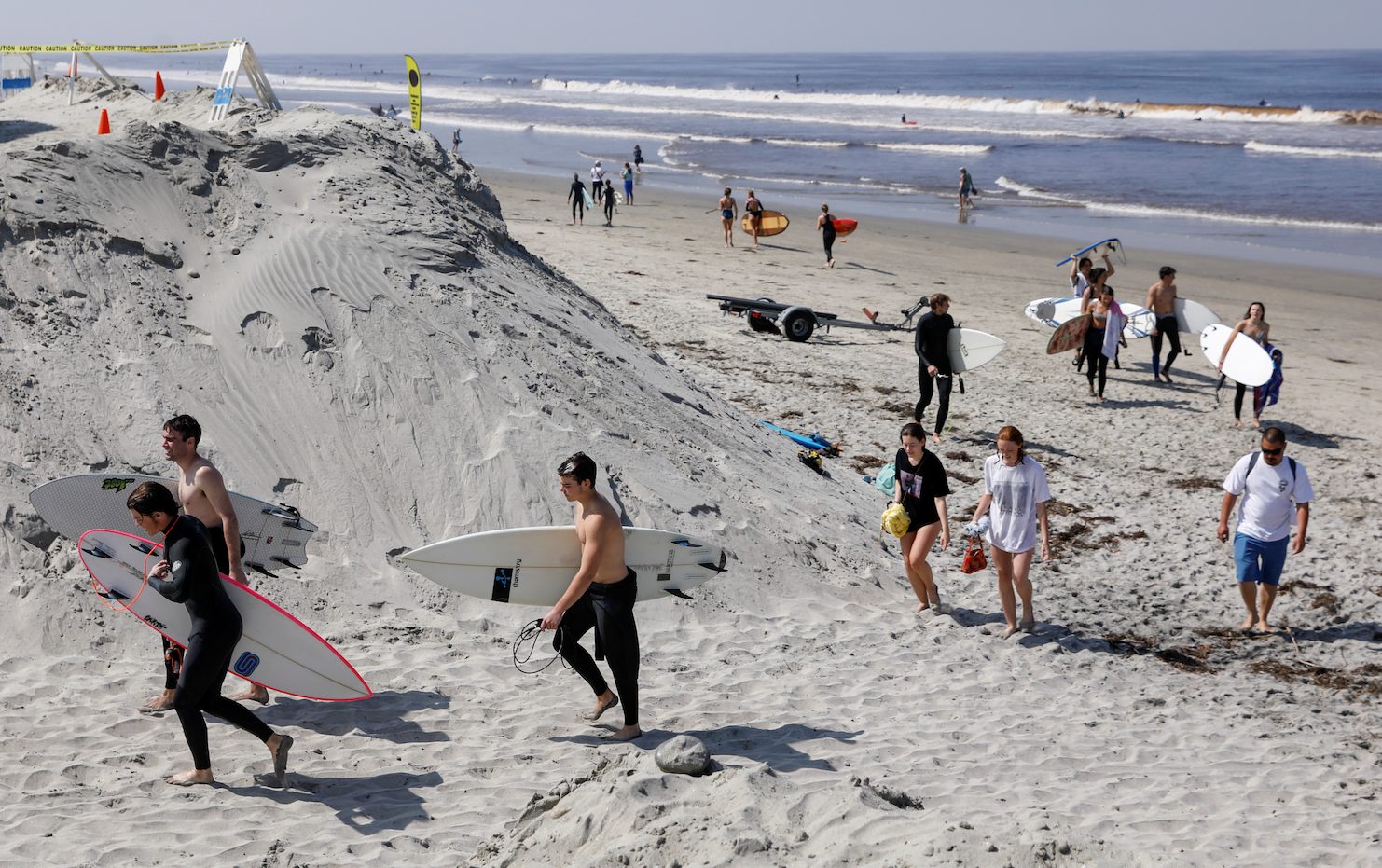 Beach Crowds Lead California To Step Up Enforcement Of Ccp Virus Restrictions