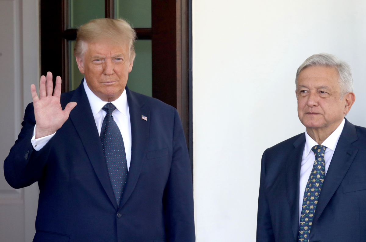 Trump meets Mexican president