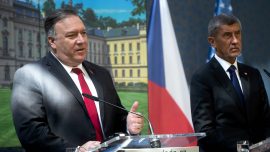 In Czech Republic, Pompeo Warns of China, Russia Authoritarianism