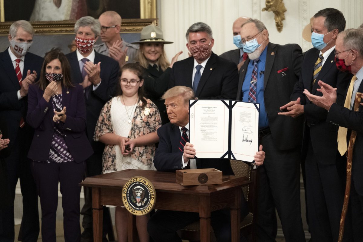 Trump signs the Great American Outdoors Act
