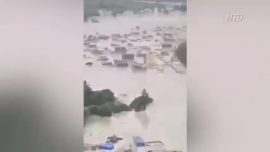 Huge Mudslide in Gansu, Three Storeys Submerged