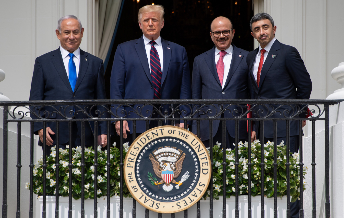 Netanyahu, Trump, Bahrain, UAE prime minister