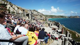 A Theatre Carved Into Cliffs