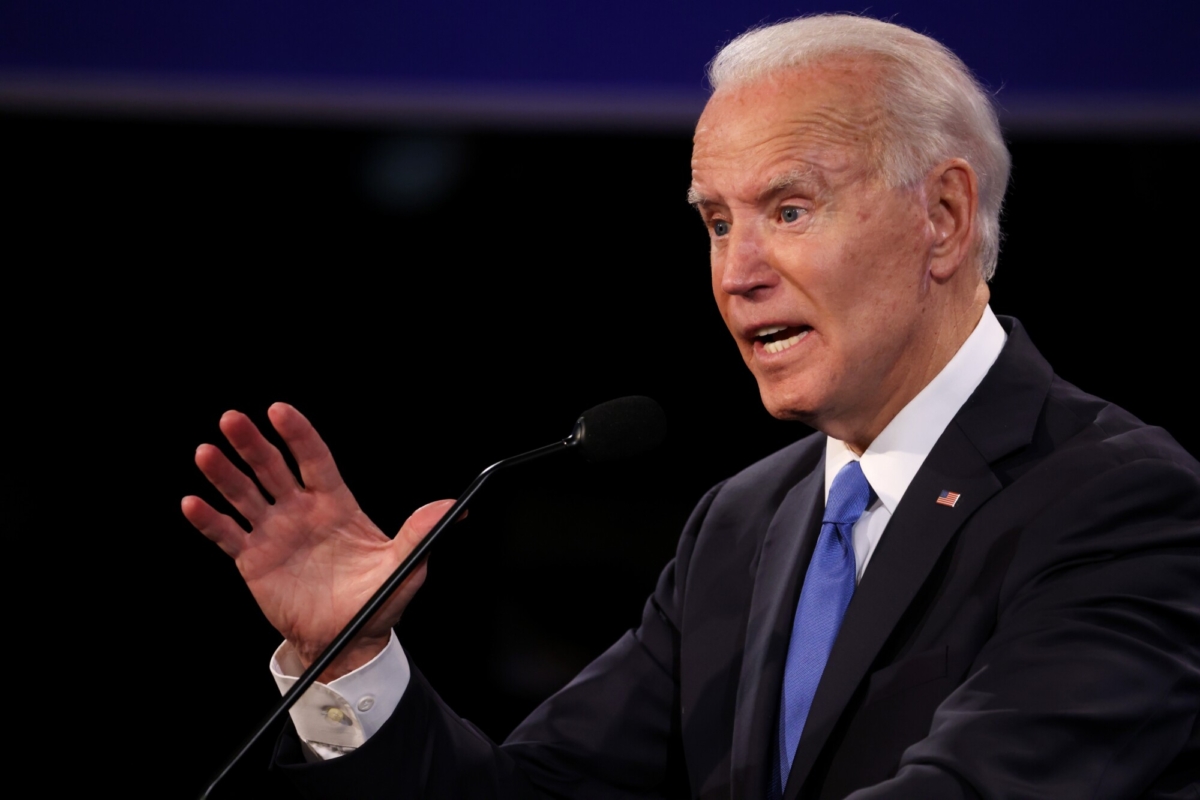 Democratic presidential nominee Joe Biden