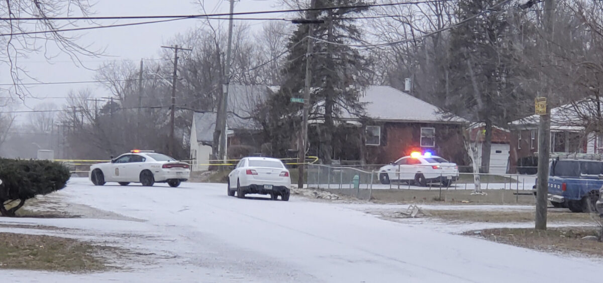 police work the scene