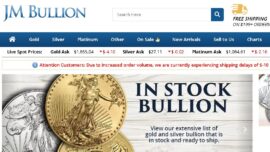 Major Dealers’ Websites Report Silver Shortages