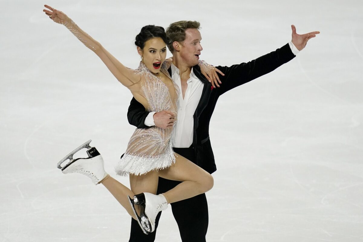 Madison and Evan perform in US nationals