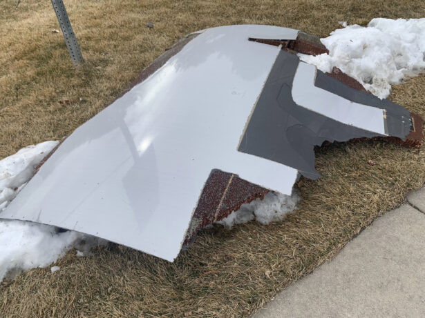 Plane debris