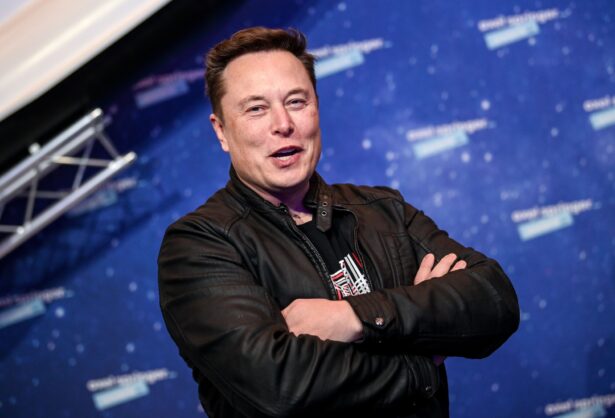 Elon Musk at the Axel Springer Awards ceremony