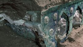 Archaeologists Uncover Ancient Ceremonial Carriage Near Pompeii