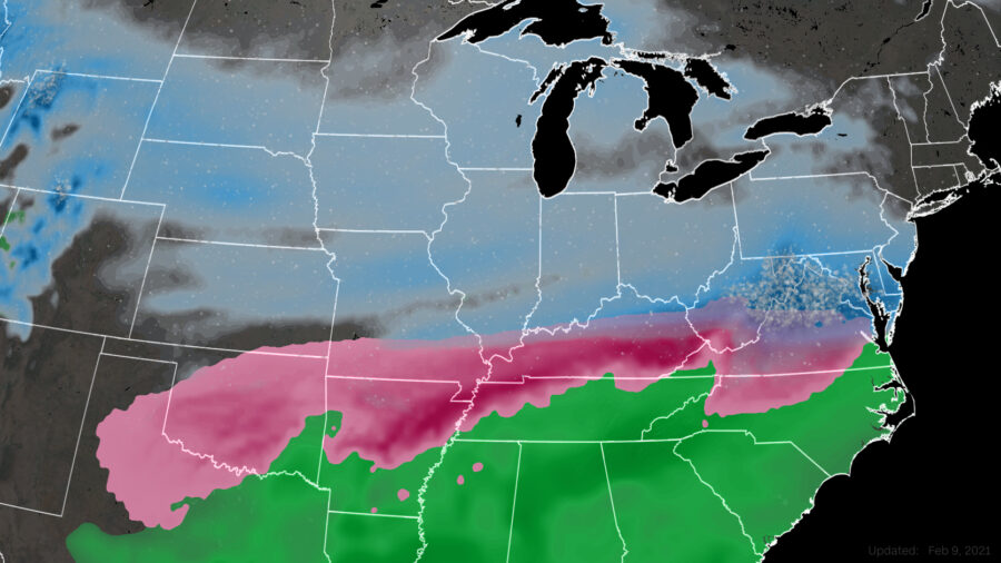 Polar Vortex Is Setting the Stage for a Crippling Ice Storm